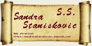 Sandra Stanišković vizit kartica